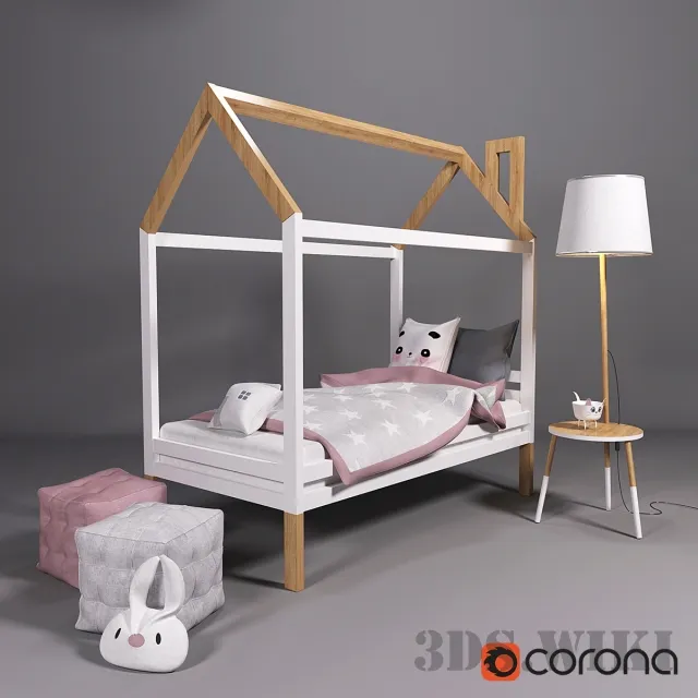 child-room - Kids Set 3D Model