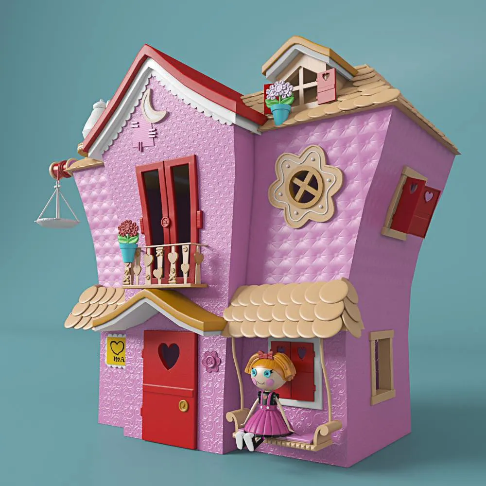 child-room - Lalaloopsy house 3D Model