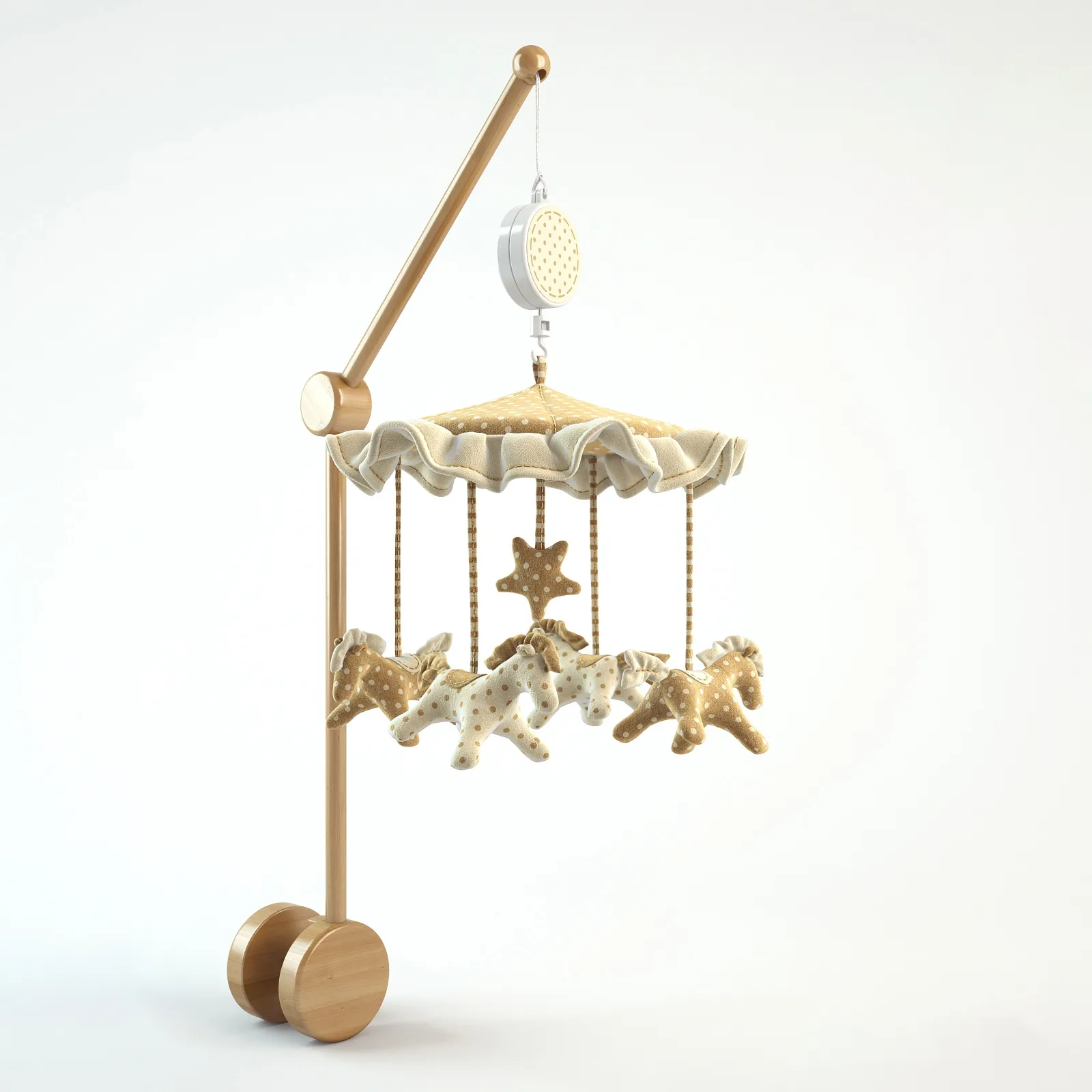 child-room - Musical mobile to the cot 3D Model