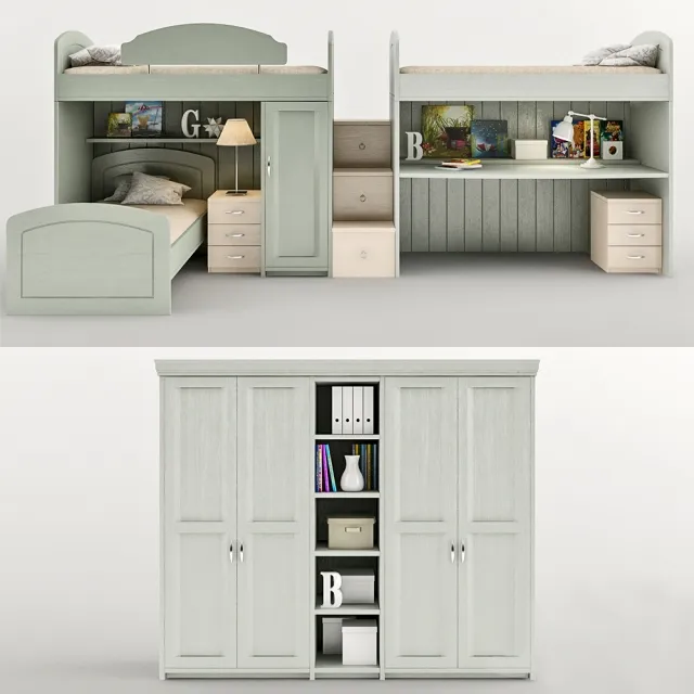 child-room - Nuovo Mondo set N16 3D Model