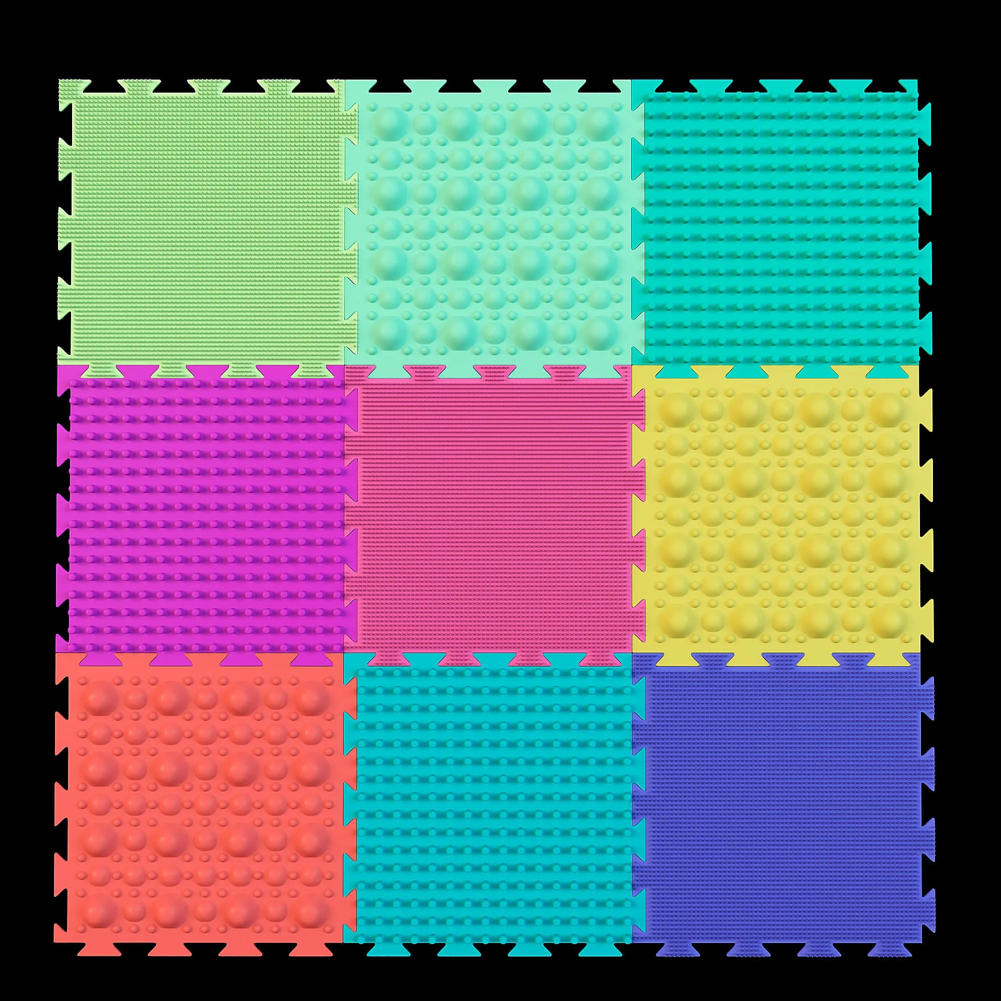 child-room - Orthopedic mats for children 3D Model