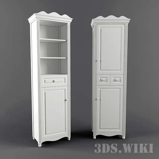 child-room - Pencil cases-lockers for children 3D Model