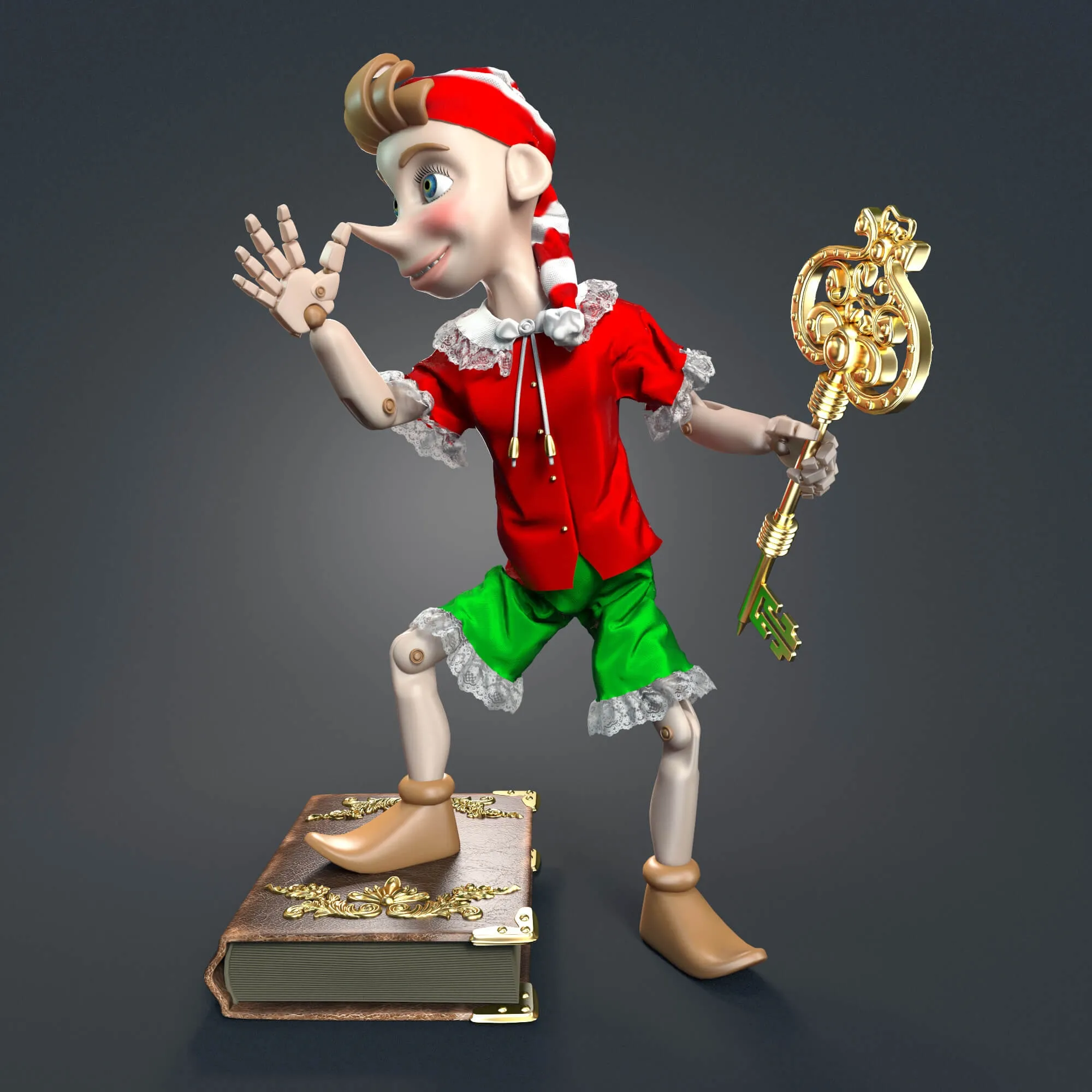 child-room - Pinocchio 3D Model