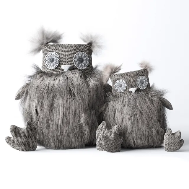 child-room - Plush Owls 3D Model