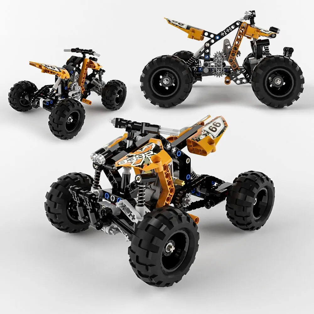 child-room - Quad Bike 3D Model