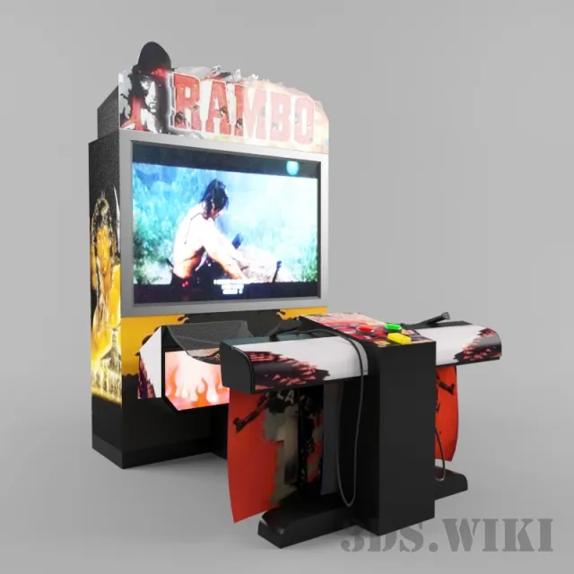 child-room - Rambo slot machine 3D Model