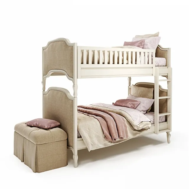 child-room - Restoration Hardware Marceline set 3D Model