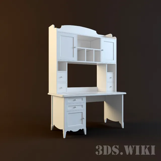 child-room - School desk 3D Model