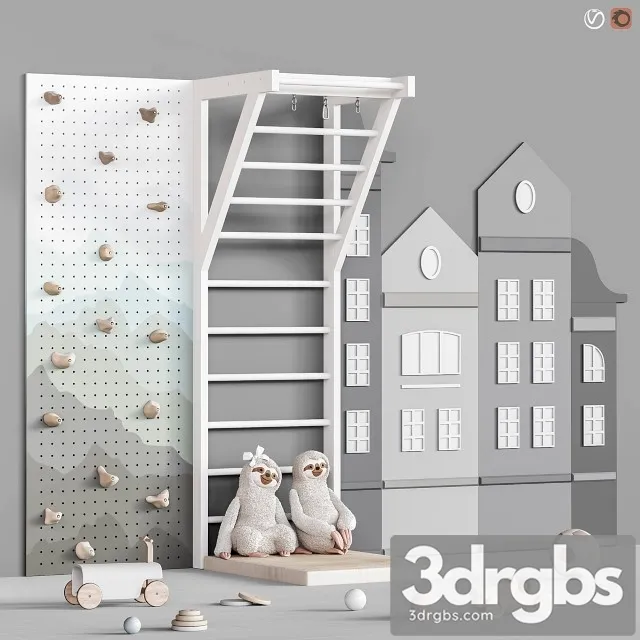 Child Room Set 86 3D Model Free