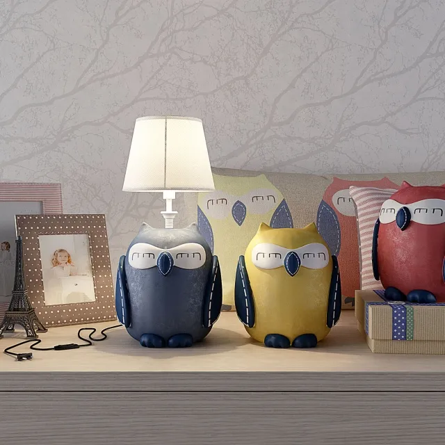 child-room - Set of decor 3D Model