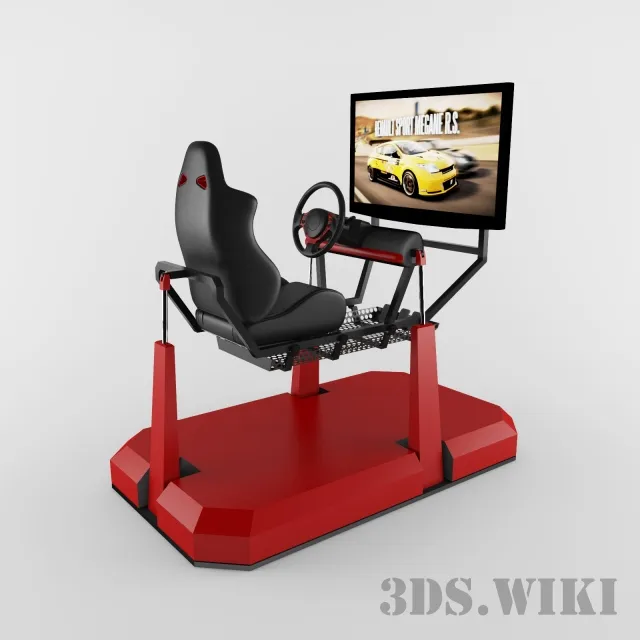 child-room - Slot machine auto race 3D Model