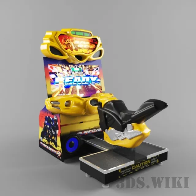 child-room - Slot machine BIKE RALLY 3D Model