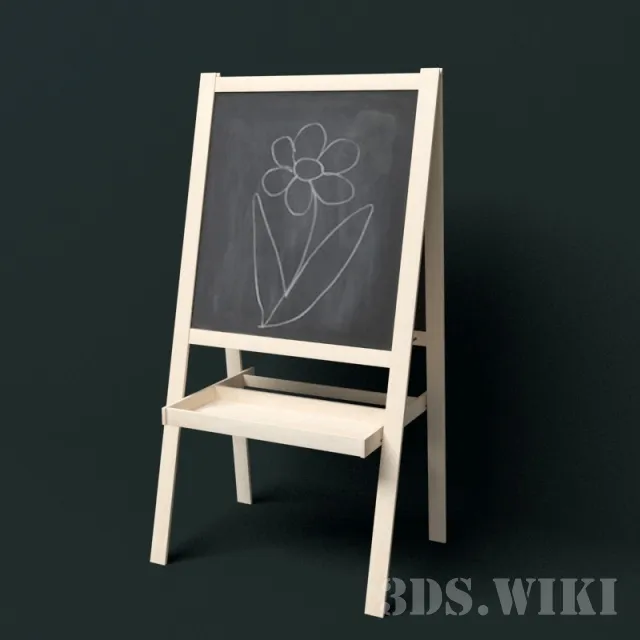 child-room - Small children's board 3D Model