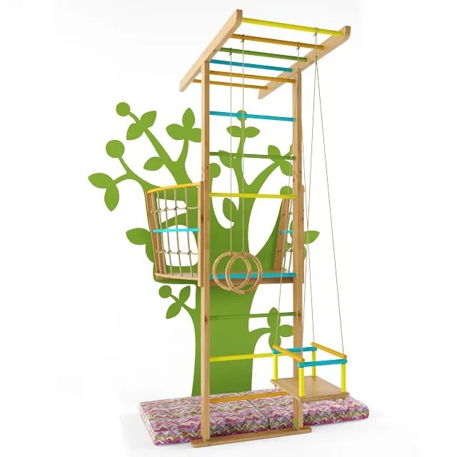 child-room - Sports complex Orange Tree 3D Model