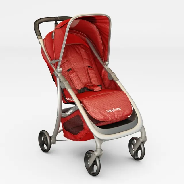 child-room - stroller Buggy BabyHome Emotion 3D Model