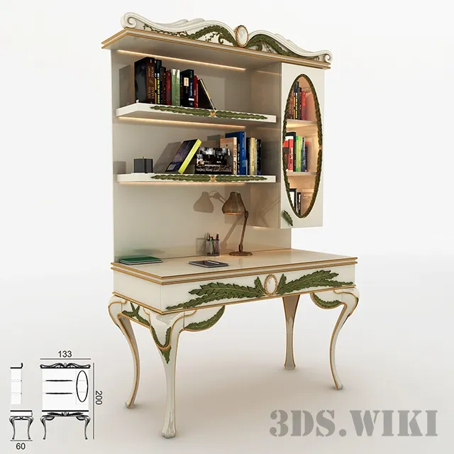 child-room - Study table 3D Model
