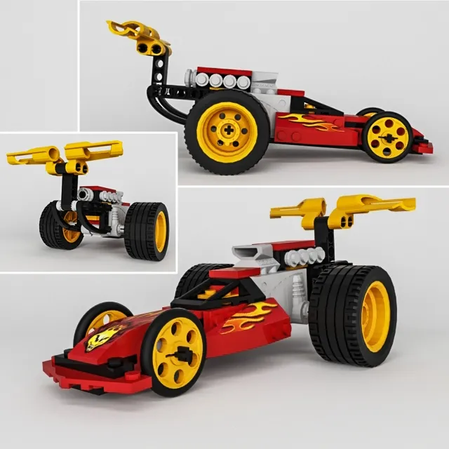 child-room - Toy Action Wheelie 49 3D Model