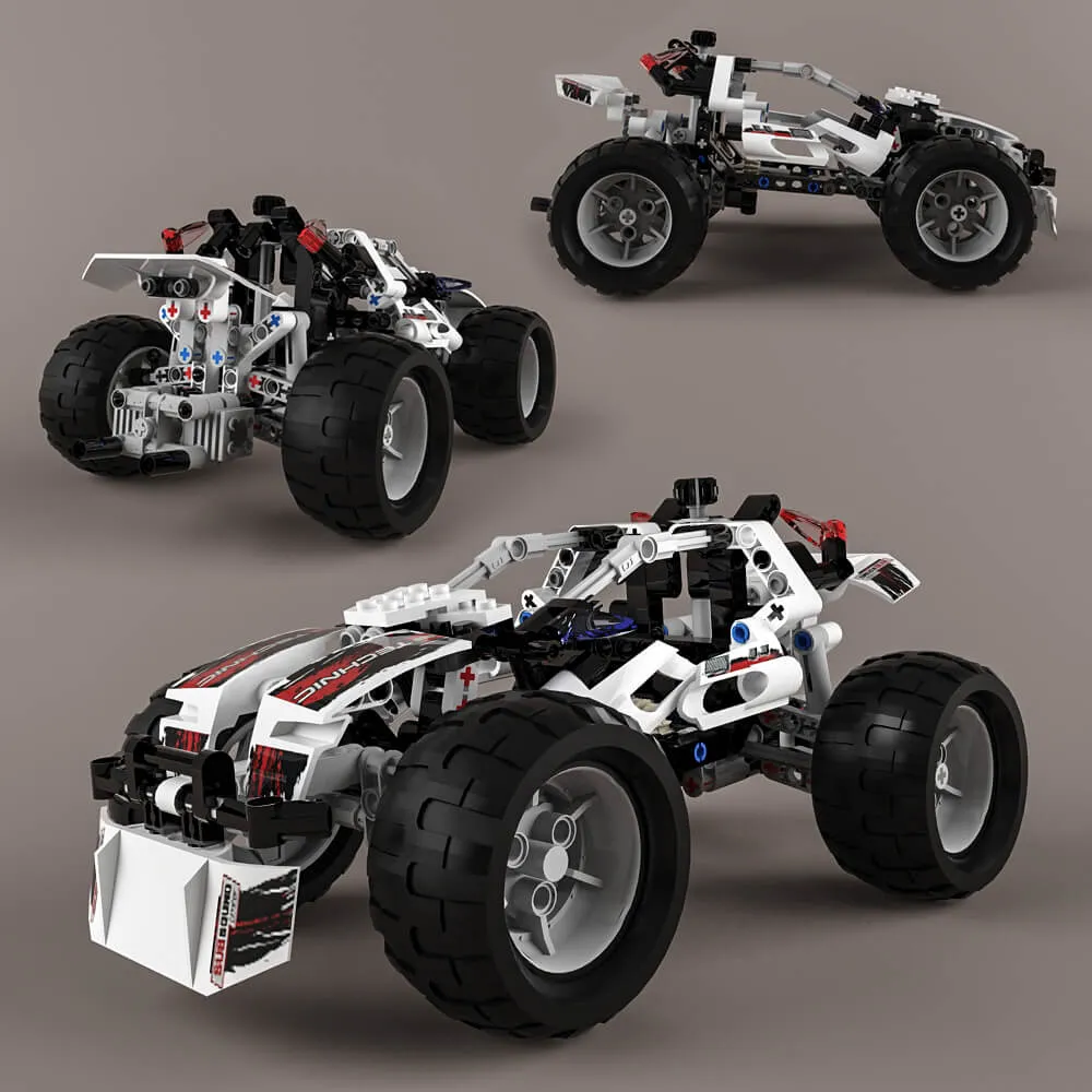 child-room - Toy of quad bike 02 3D Model