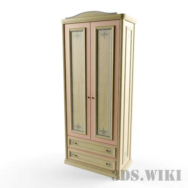 child-room - Vera Armadio wardrobe from Pellegatta factory 3D Model