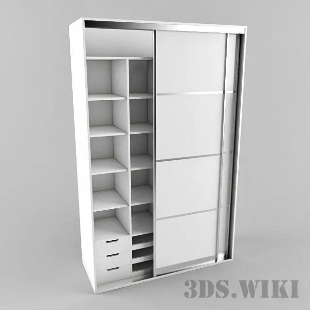 child-room - Wardrobe for the nursery 3D Model