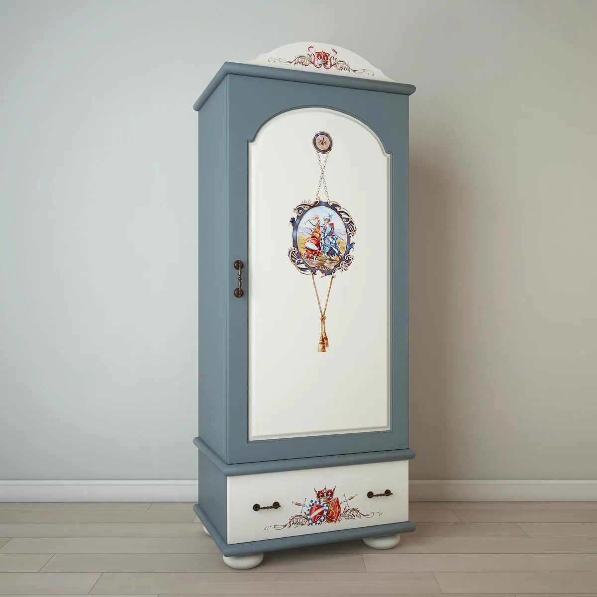 child-room - Wardrobe Templars TE-01-2 Woodright 3D Model