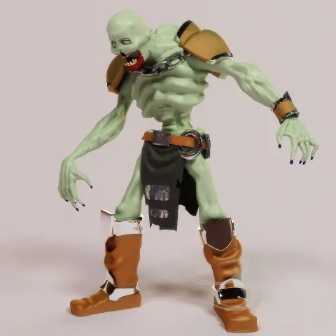 child-room - Zombie toy 3D Model