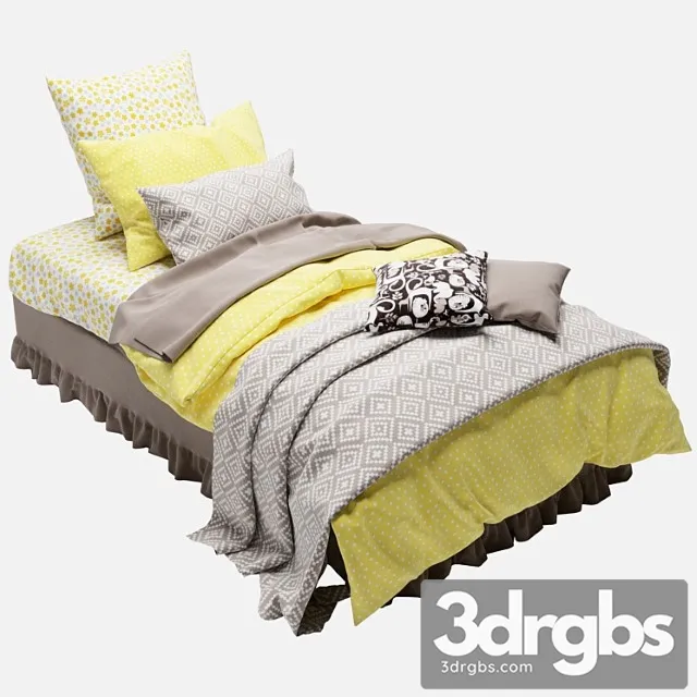 Children Bed 5 3D Model Free