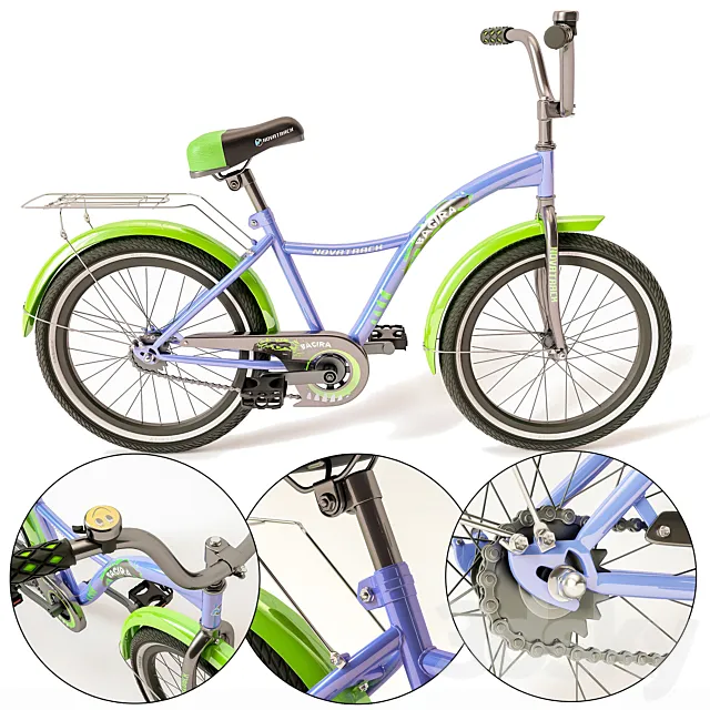 Children bicycle 3D Model