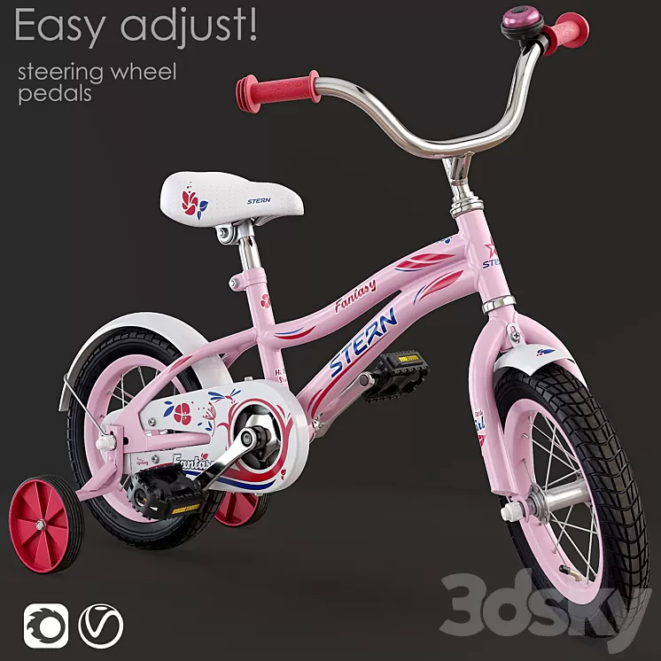 Children bicycle. STERN 3D Model Free