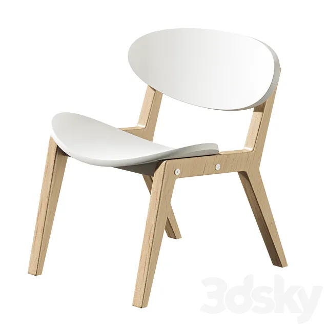 Children chair Classic 468227 3D Model