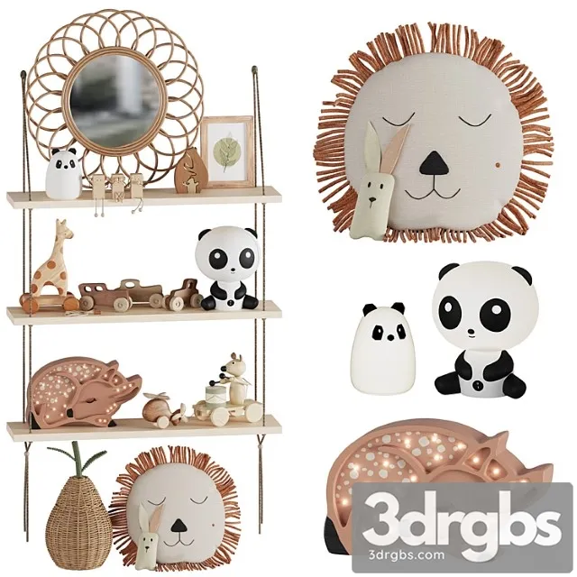 Children Decor 03 3D Model Free
