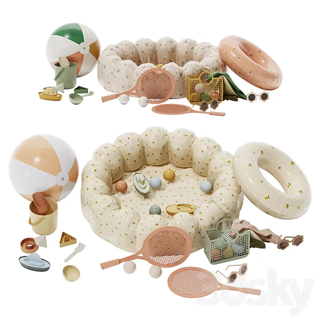 Children Decor Set 13 3D Model