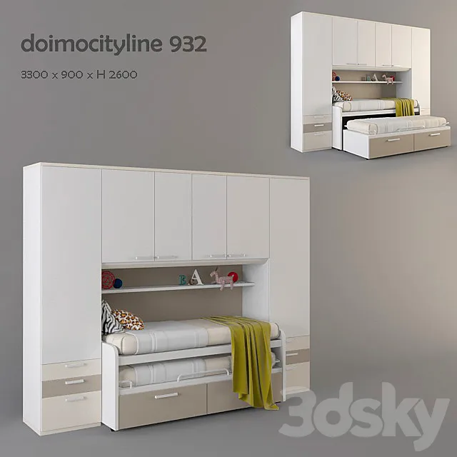 Children Doimocityline 932 3D Model