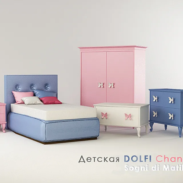 Children DOLFI Chantal 3DModel