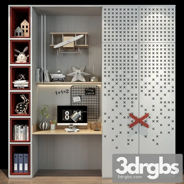 Children Furniture 0489 3D Model Free