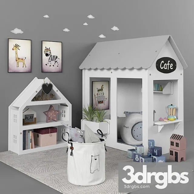 Children Furniture and Accessories 46 3D Model Free