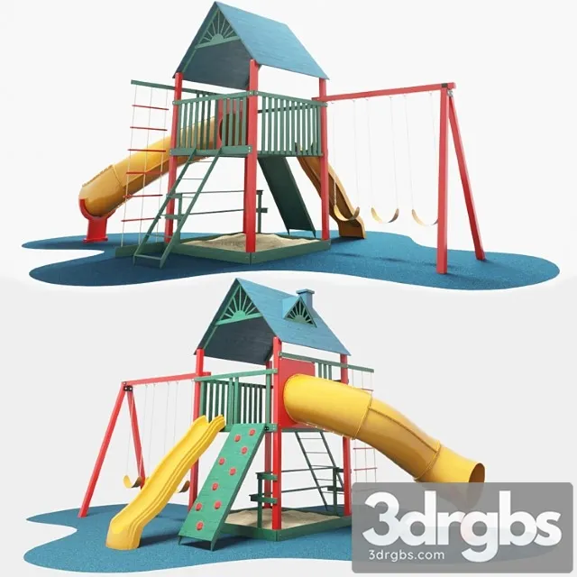 Children Playground 4 3D Model Free
