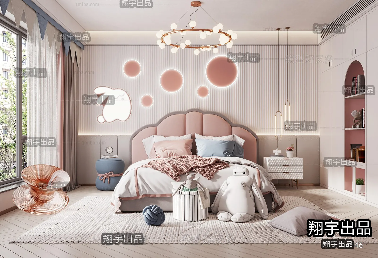 Children Room 3D Interior Scene - 3D Models - 004