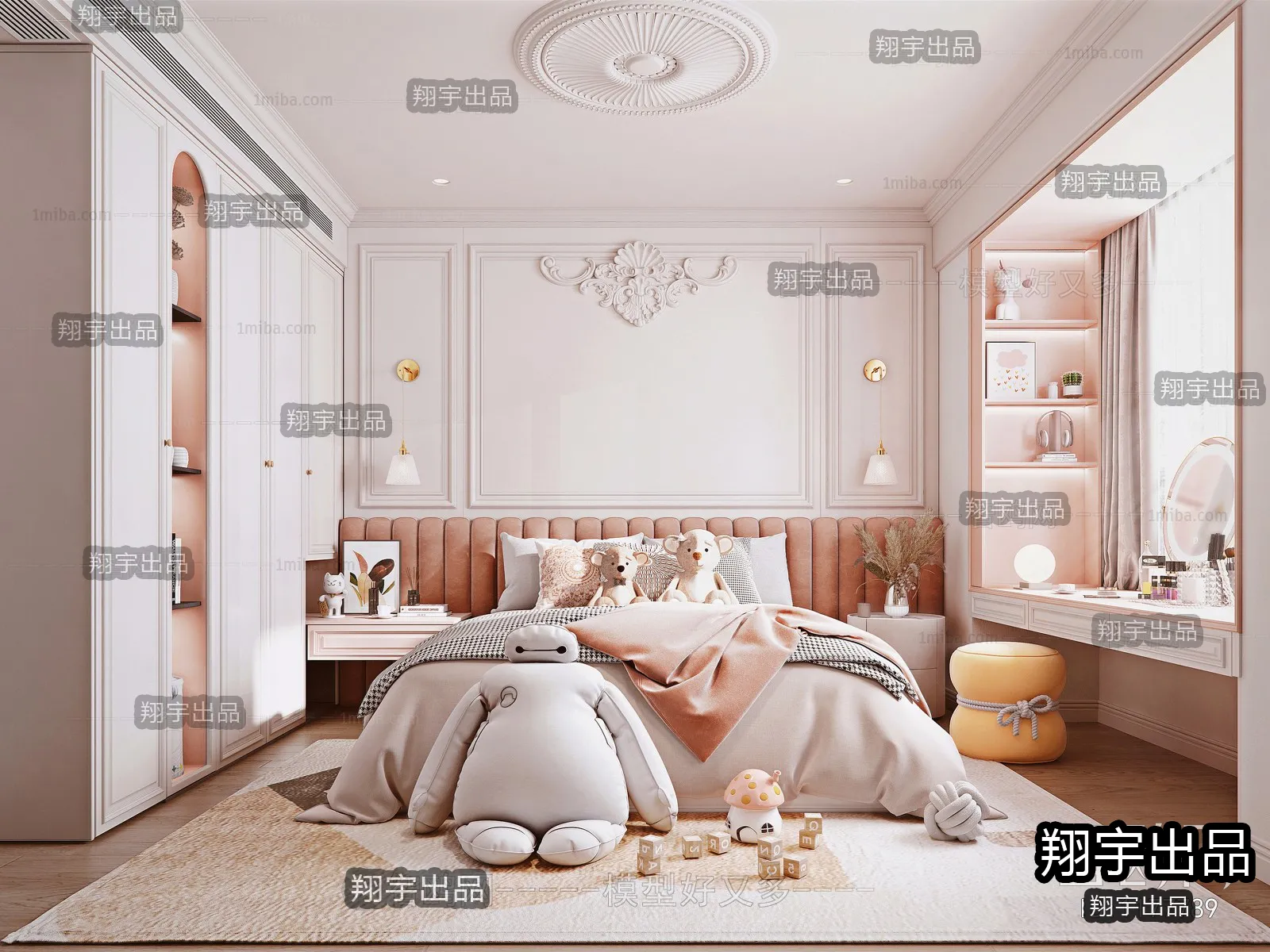 Children Room 3D Interior Scene - 3D Models - 005