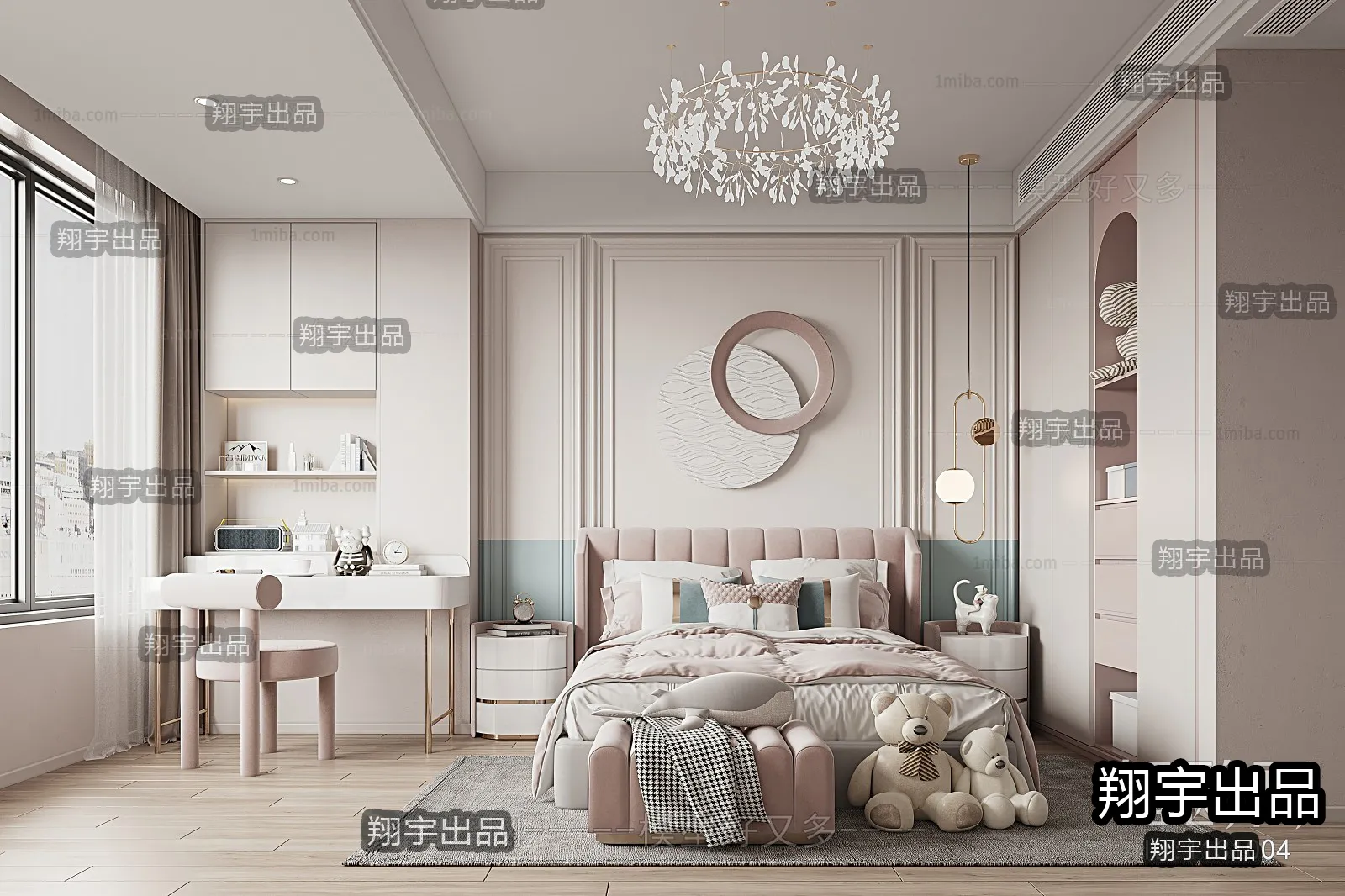 Children Room 3D Interior Scene - 3D Models - 007