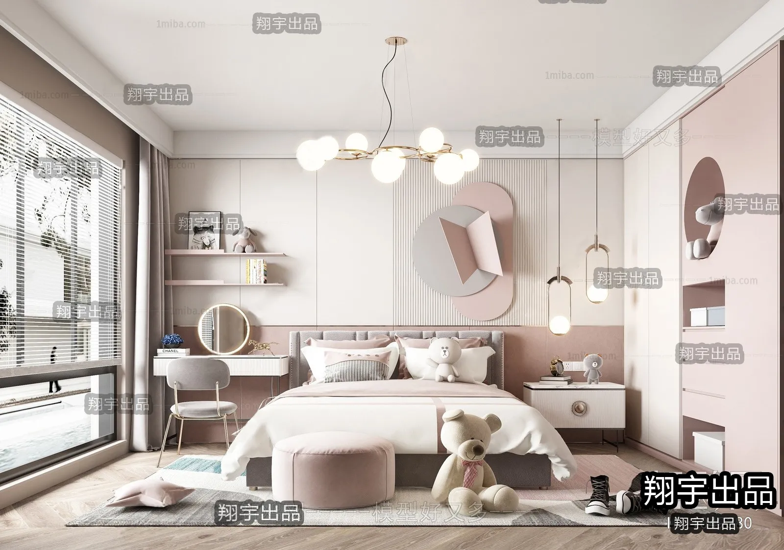 Children Room 3D Interior Scene - 3D Models - 008