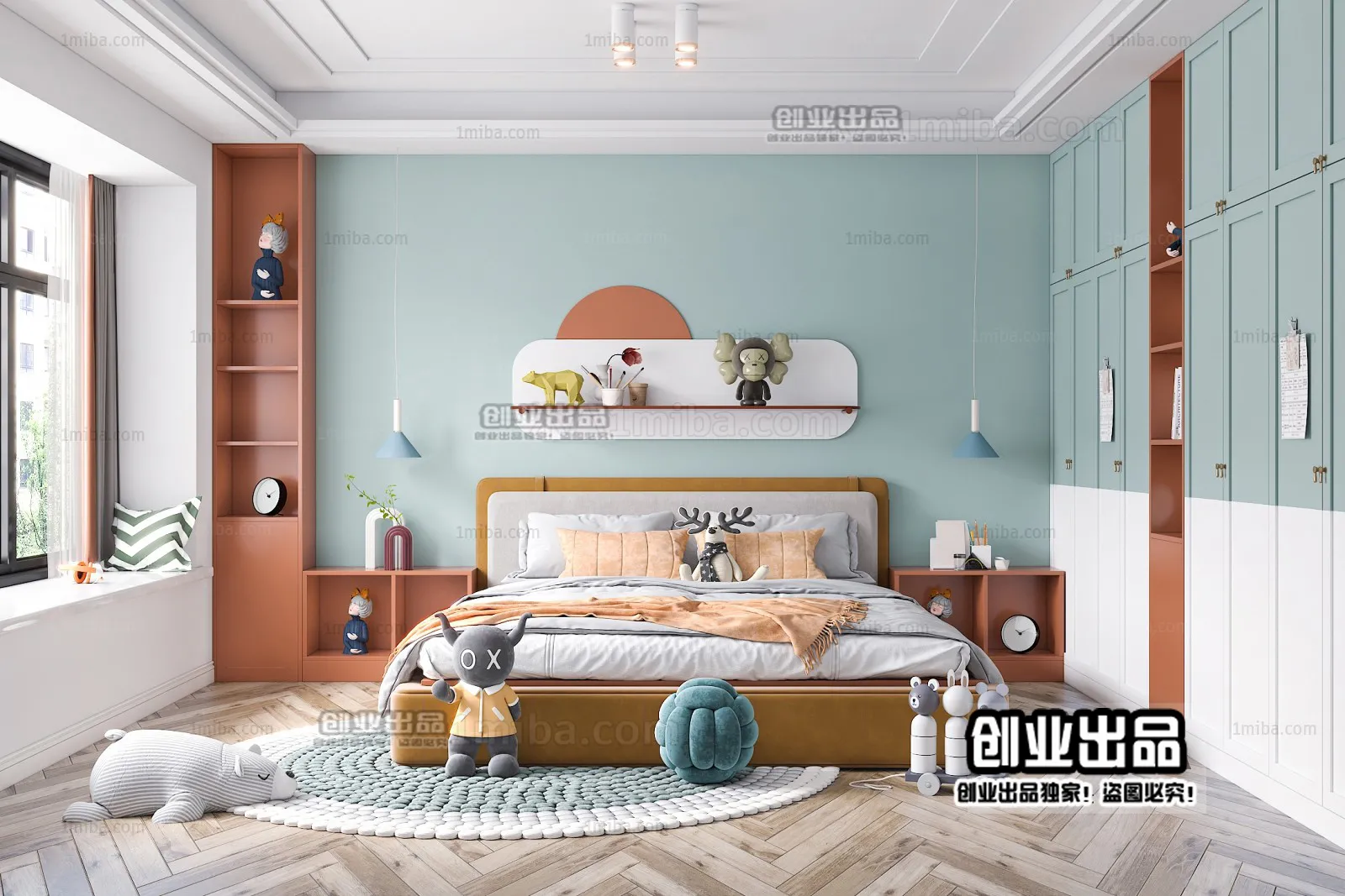 Children Room 3D Interior Scene - 3D Models - 011