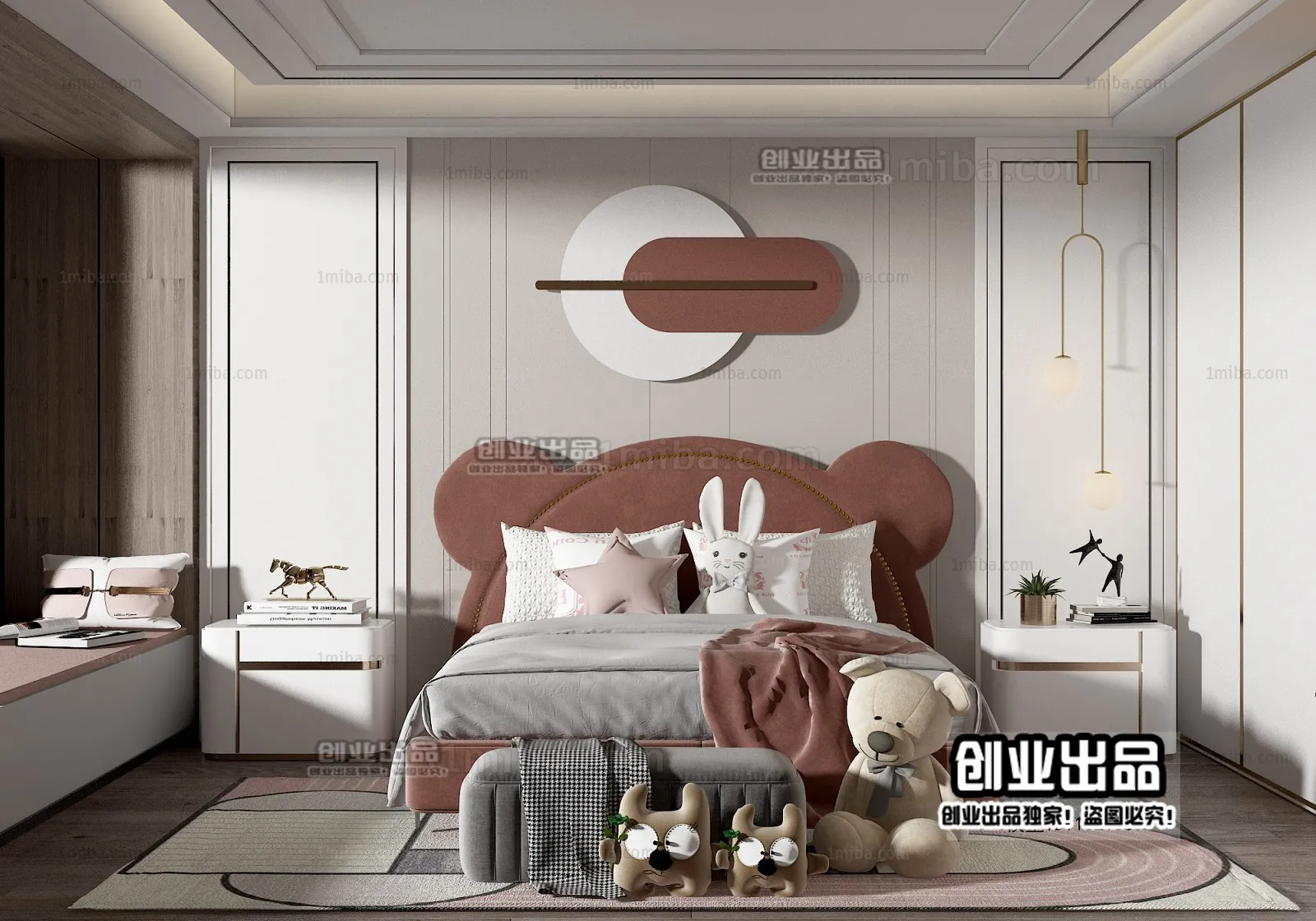 Children Room 3D Interior Scene - 3D Models - 012