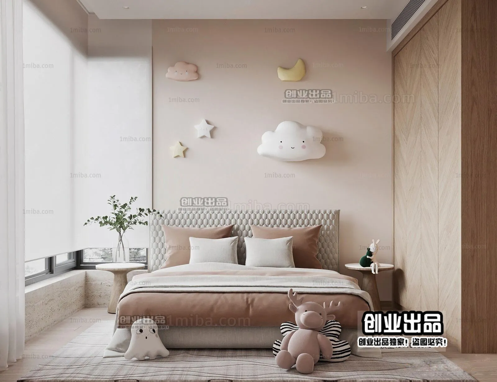 Children Room 3D Interior Scene - 3D Models - 023