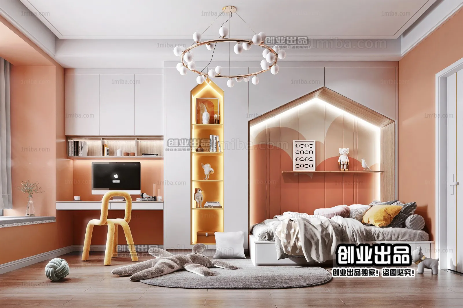 Children Room 3D Interior Scene - 3D Models - 026