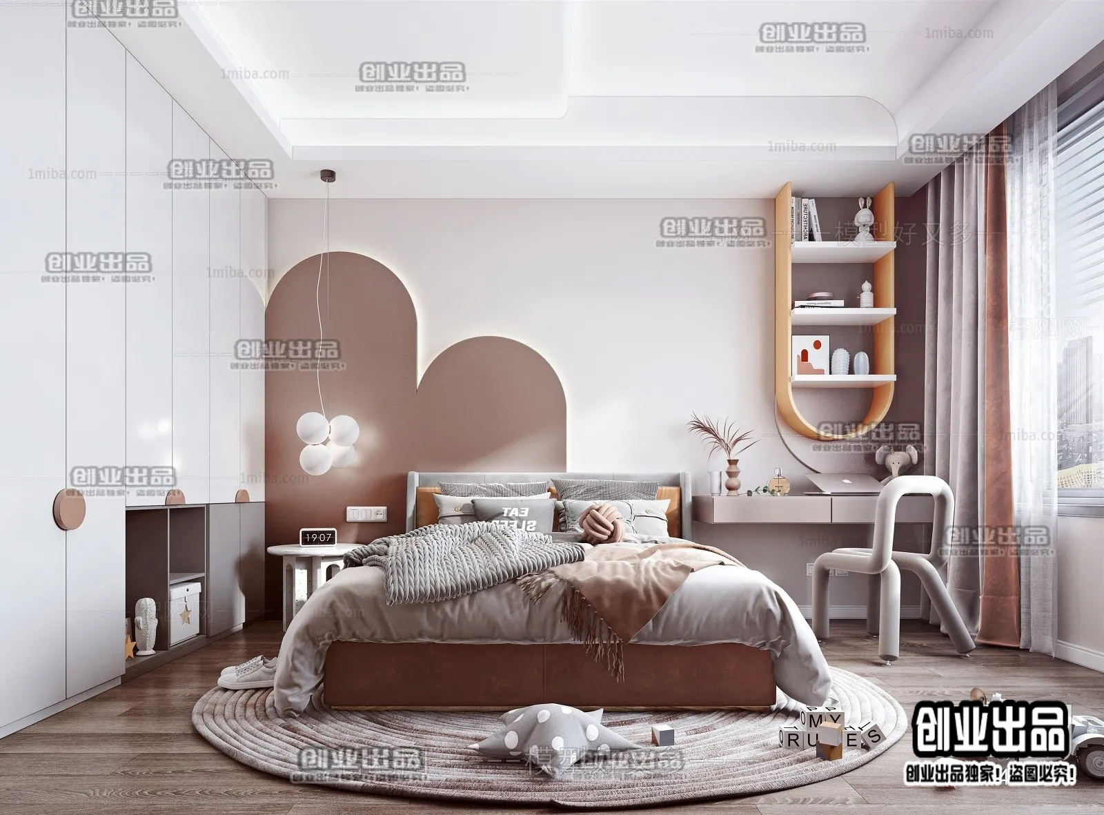 Children Room 3D Interior Scene - 3D Models - 030