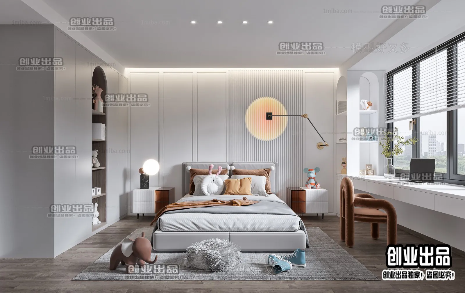 Children Room 3D Interior Scene - 3D Models - 032