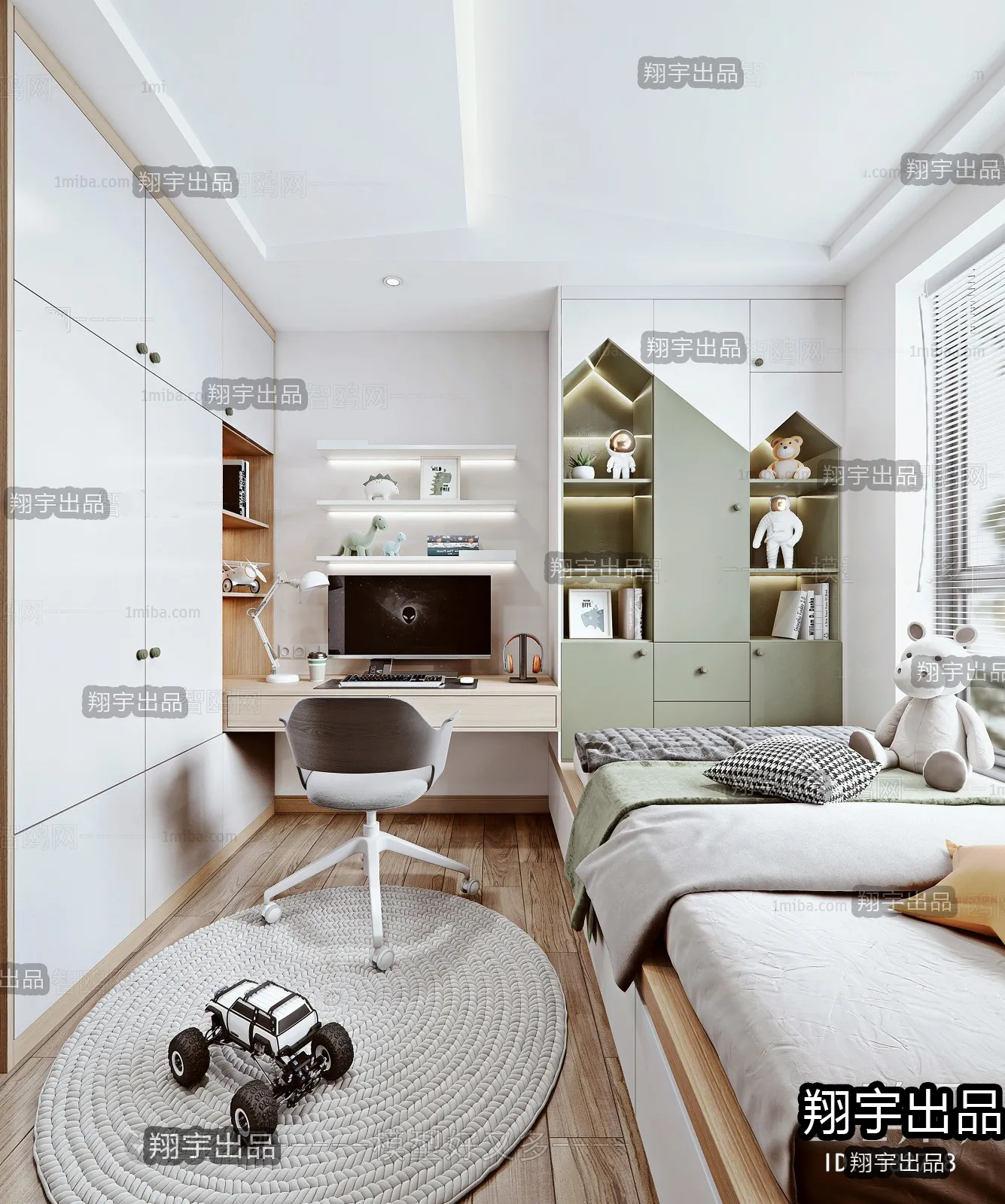 Children Room 3D Interior Scene - 3D Models - 047