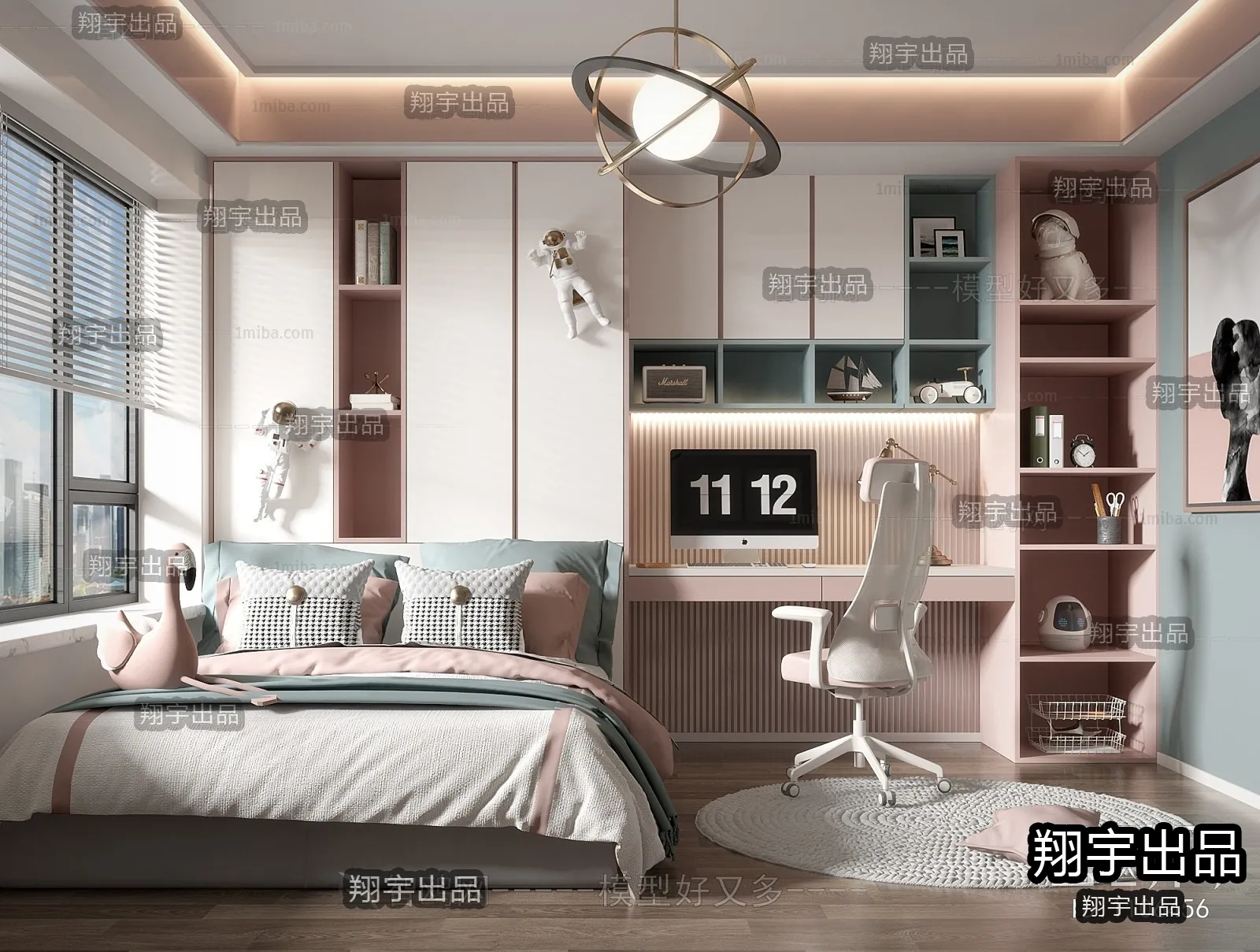 Children Room 3D Interior Scene - 3D Models - 049