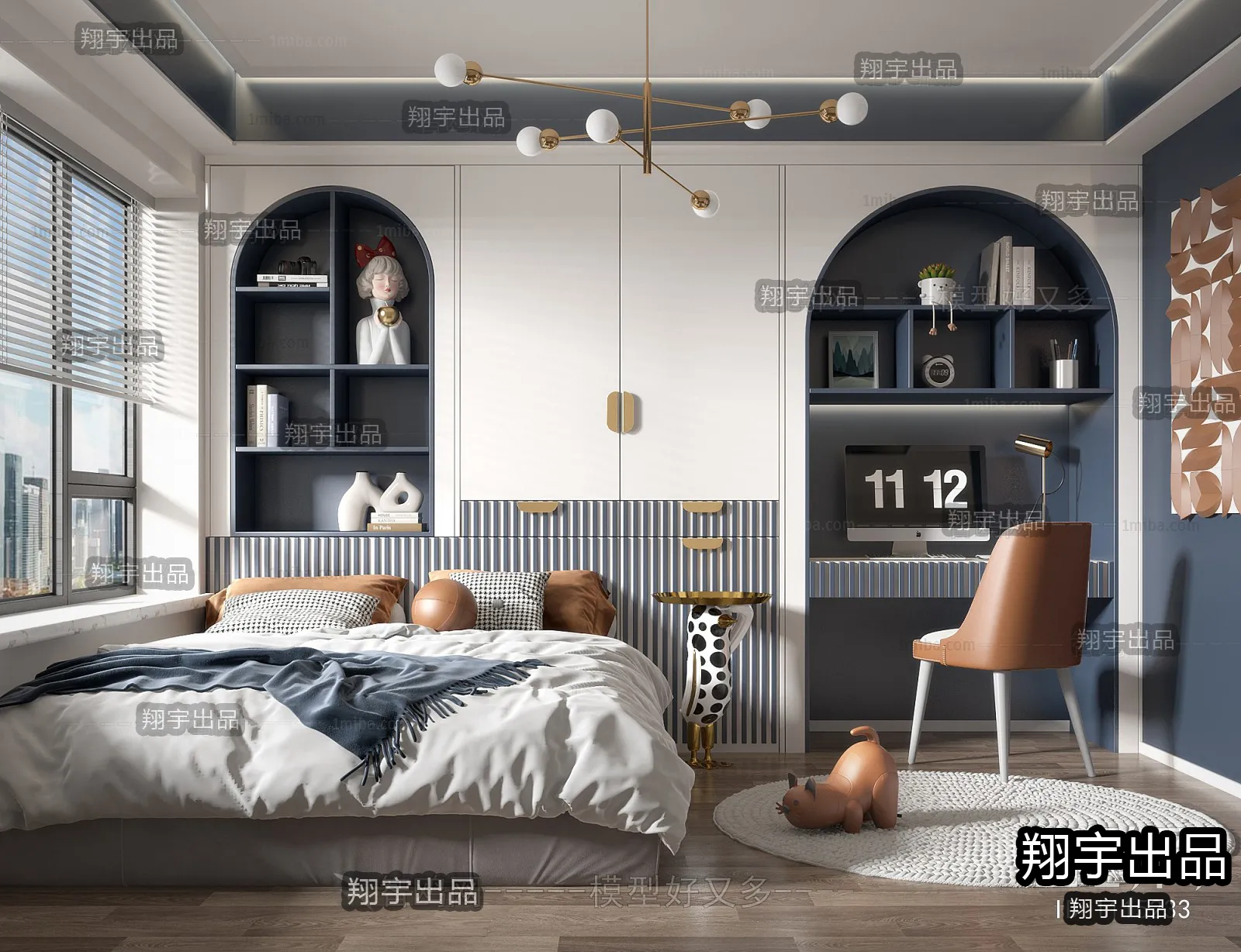 Children Room 3D Interior Scene - 3D Models - 051